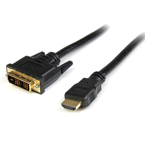 Adaptador vídeo StarTech.com HDMI a DVI-D, 0.91 m, Negro