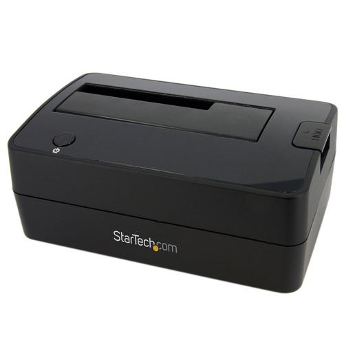 Docking Station StarTech.com Docking Station USB 3.0 (5Gbps) a SATA de 1 Bahía para Disco Duro - Base USB 3.0 (5Gbps) para Discos Duros SSD de 2,5/3,5 SATA I/II/III - de Carga Superior, Unidad de disco duro, SSD, SATA, Serial ATA II, Serial ATA III, 2.5,3.5", 4 TB, USB 3.2 Gen 1