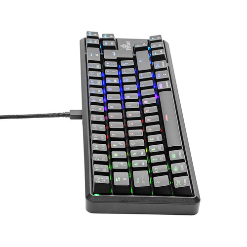 Miniatura 4 de Teclado Yeyian YTM-28210B Alámbrico, USB, Interruptor mecánico, LED RGB, Negro