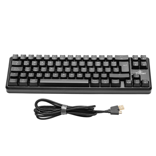 Miniatura 2 de Teclado Yeyian YTM-28210B Alámbrico, USB, Interruptor mecánico, LED RGB, Negro