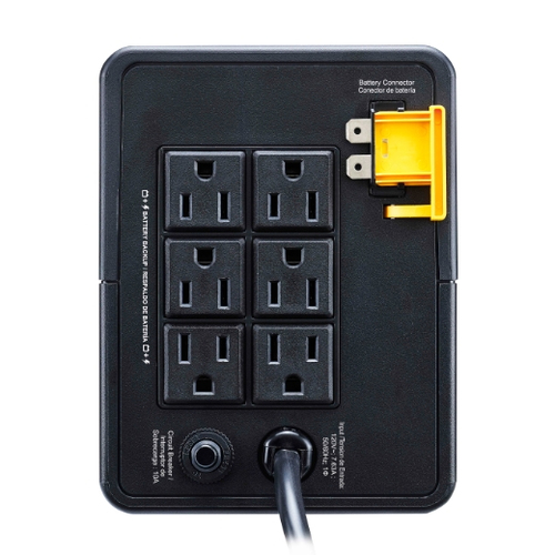Miniatura 2 de No Break APC BVX900L-LM 0.9 kVA / 480 W, 350 J, Entrada 145 V, 6 salidas AC, Negro