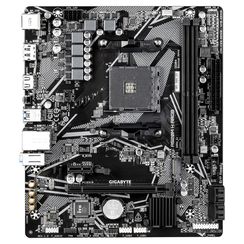 Miniatura 4 de Tarjeta madre GIGABYTE A520M H ARGB Socket AM4, 2 DDR4-SDRAM, Micro ATX, Wifi No
