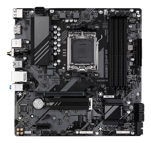 Miniatura 5 de Tarjeta Madre Gigabyte B650M D3HP AX, Micro-ATX, Socket AM5, AMD B650, 256GB DDR5, HDMI/DP para AMD