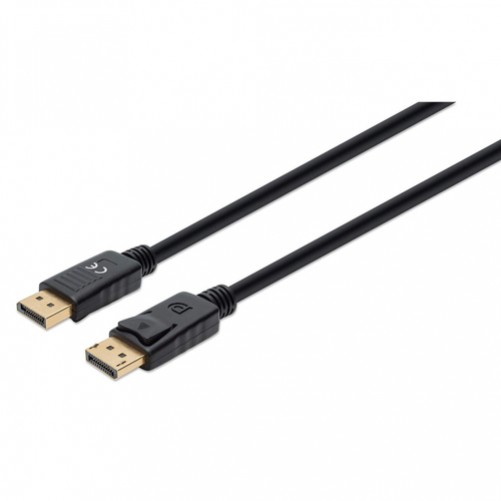 Cable displayPort Manhattan Cable DisplayPort 8K V1.4 DisplayPort 1.4, 3 m, Negro