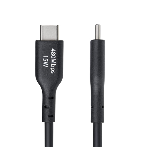 Miniatura 4 de Cable USB StarTech.com USB2AC2MNC USB A a USB C, Negro