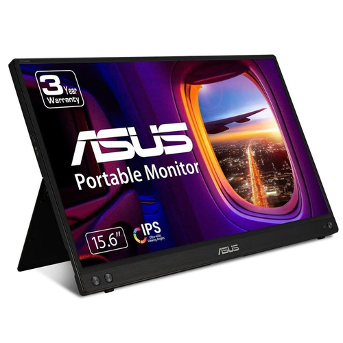 Monitor ASUS MB16ACV LED, 15.6", Full HD, IPS, 60 Hz, 5 ms, Negro