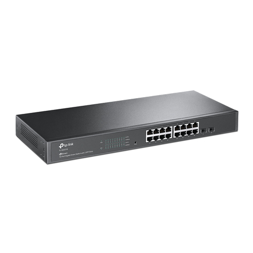 Miniatura 3 de Switch TP-Link JetStream TL-SG2218 Gestionado, L2/L2+, RJ-45 16, Gigabit Ethernet (10/100/1000), 1U, Negro