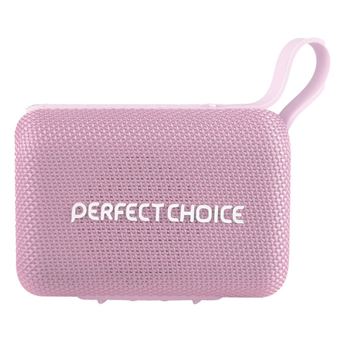 Bocina Perfect Choice PC-113300 USB, Bt, Inalámbrico y alámbrico, Universal, Rosa