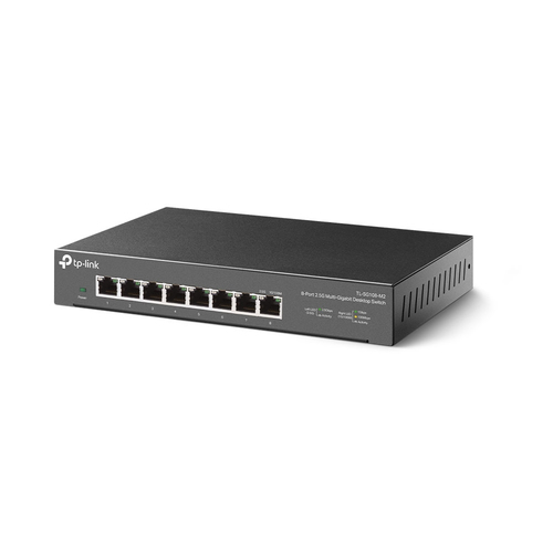 Switch TP-Link TL-SG108-M2 No administrado, RJ-45 8, 2.5G Ethernet (100/1000/2500), Negro