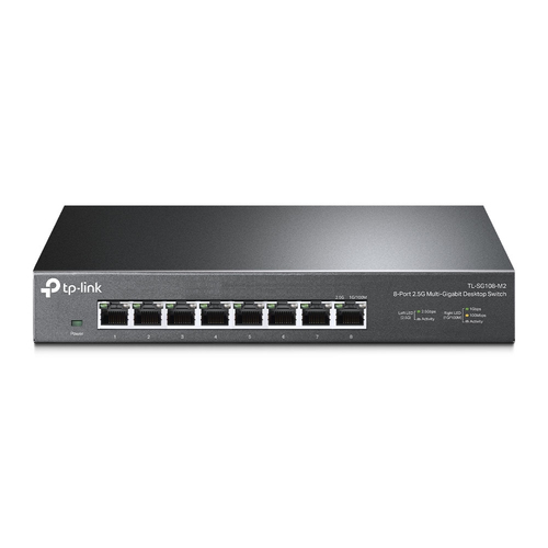 Miniatura 3 de Switch TP-Link TL-SG108-M2 No administrado, RJ-45 8, 2.5G Ethernet (100/1000/2500), Negro