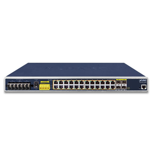 Miniatura 3 de Switch PLANET IGS-6325-24P4S Gestionado, L3, RJ-45 24, Gigabit Ethernet (10/100/1000), 24 POE, 1U, Azul