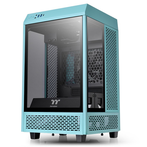 Miniatura 2 de Gabinete Thermaltake The Tower 100 Mini Tower, PSU No, Vent. 1x 120 mm, Turquesa
