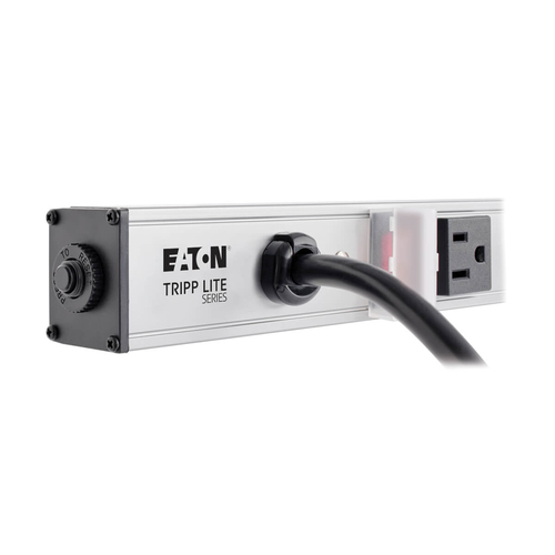 Miniatura 5 de Barra de contactos Tripp Lite 120 V, 1800 W, 4.572 m, 12 salidas AC, NEMA 5–15R, Aluminio