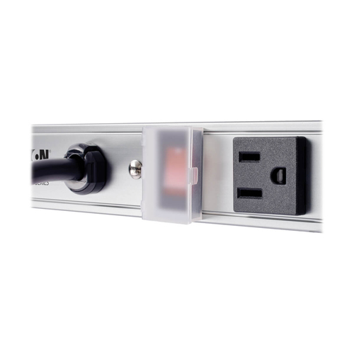 Miniatura 4 de Barra de contactos Tripp Lite 120 V, 1800 W, 4.572 m, 12 salidas AC, NEMA 5–15R, Aluminio