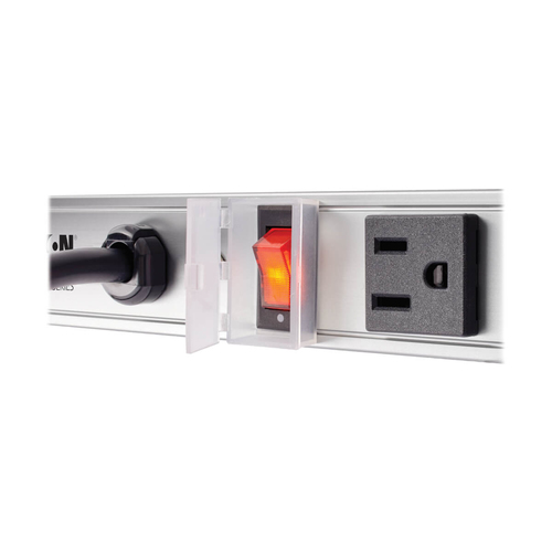 Miniatura 3 de Barra de contactos Tripp Lite 120 V, 1800 W, 4.572 m, 12 salidas AC, NEMA 5–15R, Aluminio