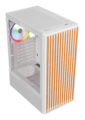 Miniatura 4 de Gabinete Balam Rush BR-943970 Midi Tower, PSU No, Vent. 3x 120 mm, Vent. 1x 120 mm, Blanco, Madera