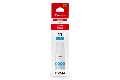 Miniatura 2 de Botella de tinta Canon GI-11 Cian, Compatibilidad G2160, G3160