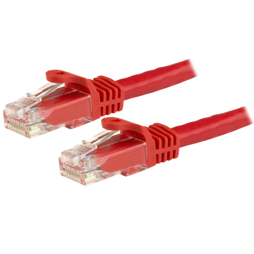 Patchcord StarTech.com Cat6, 1 m, U/UTP (UTP), Rojo
