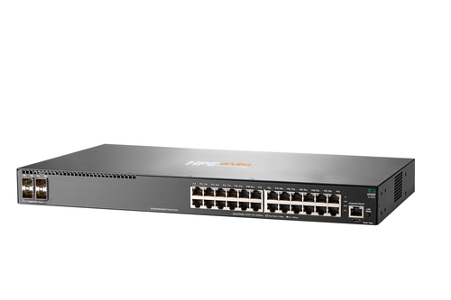 Miniatura 2 de Switch HPE Aruba Networking 2930F 24G 4SFP Switch, 56 Gbit/s, 41.7 Mpps, DDR3-SDRAM, 1024 MB, 200 - 240 V, 29.3 W
