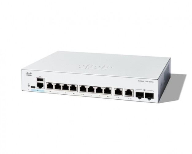 Switch Cisco Catalyst Catalyst 1200 Gestionado, L2, RJ-45 10, Gigabit Ethernet (10/100/1000), 1U, Blanco