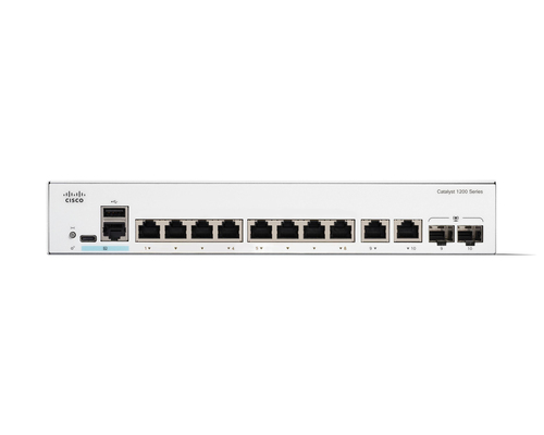 Miniatura 2 de Switch Cisco Catalyst Catalyst 1200 Gestionado, L2, RJ-45 10, Gigabit Ethernet (10/100/1000), 1U, Blanco