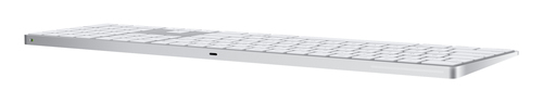 Miniatura 4 de Teclado Apple MXCJ3LL/A Inglés de EE.UU. , Inalámbrico y alámbrico, Bluetooth, Interruptor de llave de tijera, Plata, Blanco