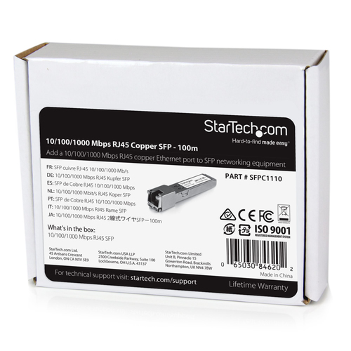 Miniatura 2 de Conversor de medios StarTech.com SFP, 1250 Mbit/s, 100 m