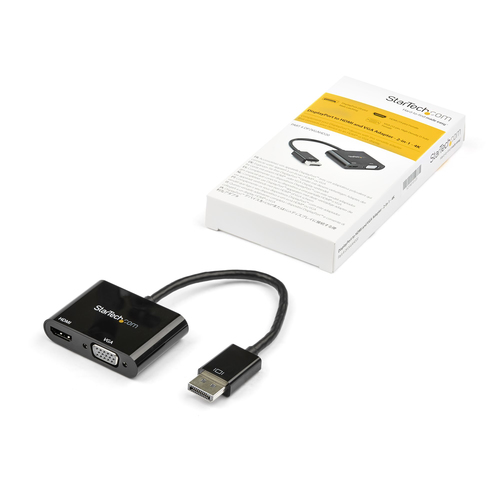 Miniatura 2 de Adaptador vídeo StarTech.com DisplayPort a HDMI + VGA (D-Sub), Negro