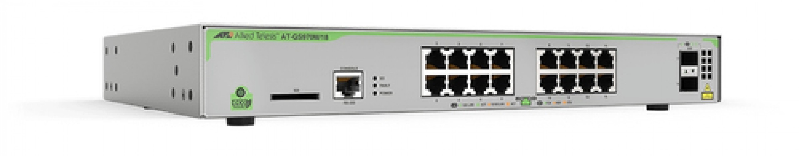 Switch Allied Telesis GS970M/18 Gestionado, L3, RJ-45 16, Gigabit Ethernet (10/100/1000), Gris