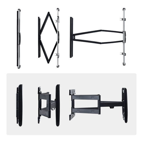 Miniatura 2 de Soporte StarTech.com Hasta 65", VESA max. 600 x 400 mm, 45 kg, Negro, Plata