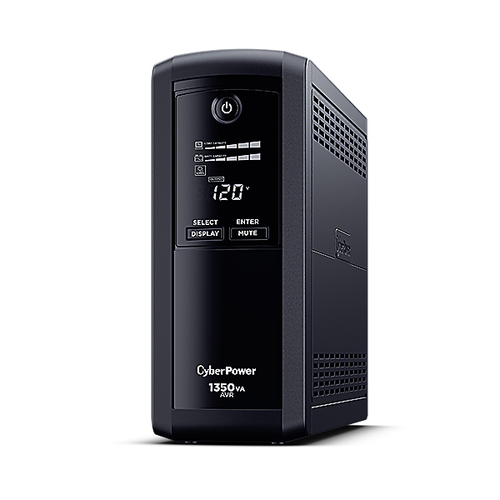 No Break CyberPower LCD CP850AVRLCDA 0.85 kVA / 510 W, 1080 J, Entrada 139 V, 9 salidas AC, Negro