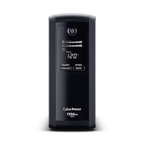 Miniatura 3 de No Break CyberPower LCD CP850AVRLCDA 0.85 kVA / 510 W, 1080 J, Entrada 139 V, 9 salidas AC, Negro