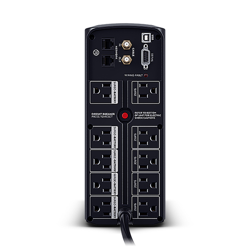 Miniatura 2 de No Break CyberPower LCD CP850AVRLCDA 0.85 kVA / 510 W, 1080 J, Entrada 139 V, 9 salidas AC, Negro