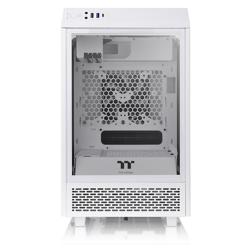 Miniatura 5 de Gabinete Thermaltake The Tower 100 Snow Mini Tower, PSU No, Vent. 1x 120 mm, Blanco