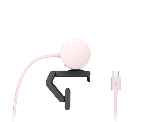 Miniatura 4 de Cámara web Logitech Brio 500 4 MP, 1920 x 1080 Pixeles, 60 fps, Micrófono, USB, Rosa