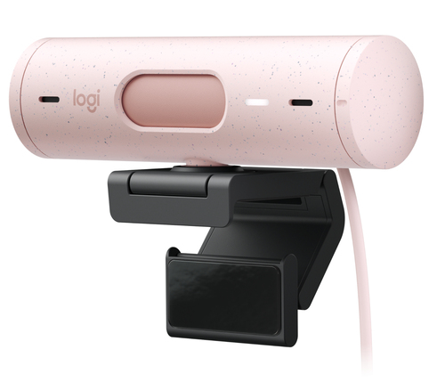 Miniatura 3 de Cámara web Logitech Brio 500 4 MP, 1920 x 1080 Pixeles, 60 fps, Micrófono, USB, Rosa