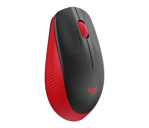Miniatura 4 de Mouse Logitech M190 Óptico, 3 Botones, 1000 DPI, RF inalámbrico, Rojo