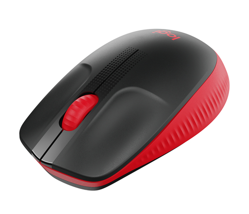 Miniatura 3 de Mouse Logitech M190 Óptico, 3 Botones, 1000 DPI, RF inalámbrico, Rojo