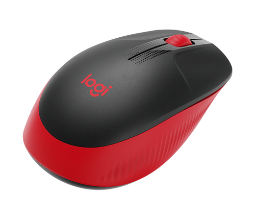 Miniatura 2 de Mouse Logitech M190 Óptico, 3 Botones, 1000 DPI, RF inalámbrico, Rojo