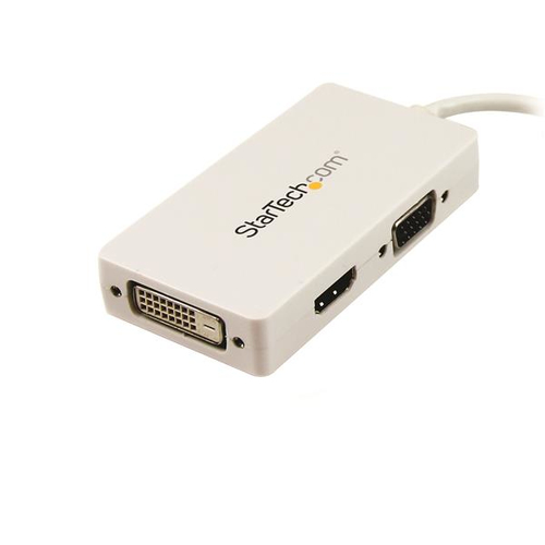 Miniatura 5 de Adaptador vídeo StarTech.com Mini DisplayPort a DVI-D + VGA (D-Sub) + HDMI, 0.15 m, Blanco