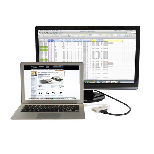 Miniatura 2 de Adaptador vídeo StarTech.com Mini DisplayPort a DVI-D + VGA (D-Sub) + HDMI, 0.15 m, Blanco