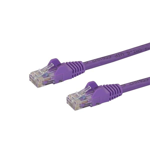 Patchcord StarTech.com Cat6, 3 m, U/UTP (UTP), Púrpura