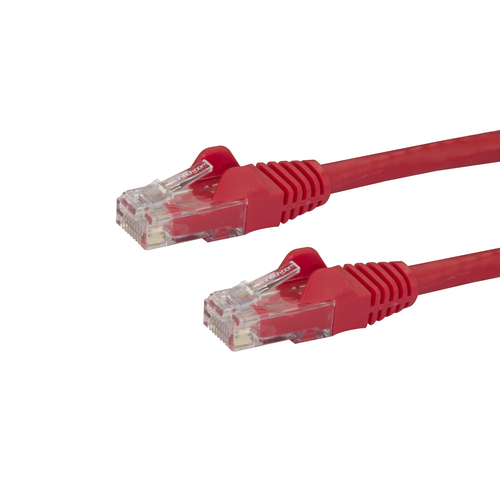Patchcord StarTech.com Cat6, 1.8 m, U/UTP (UTP), Rojo