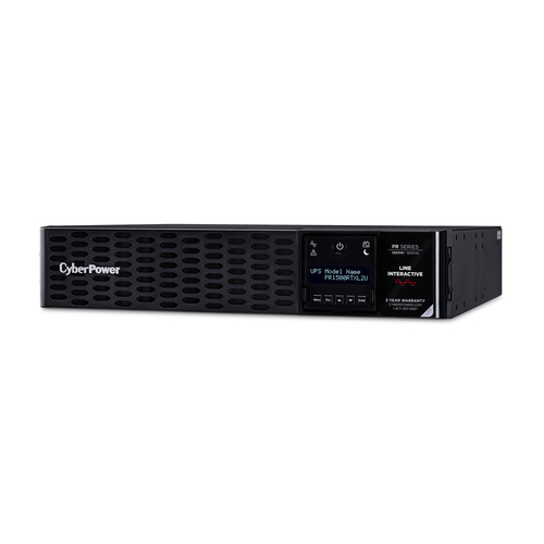 Miniatura 4 de No Break CyberPower PR1500RTXL2U 1.5 kVA / 1500 W, 2430 J, Entrada 125 V, 8 salidas AC, Negro