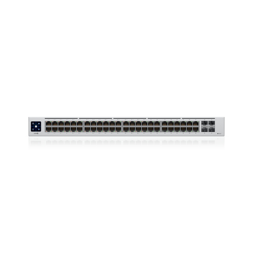 Miniatura 5 de Switch Ubiquiti UniFi USW-48-POE Gestionado, L2, RJ-45 48, Gigabit Ethernet (10/100/1000), (PoE +) 32, 1U, Acero inoxidable
