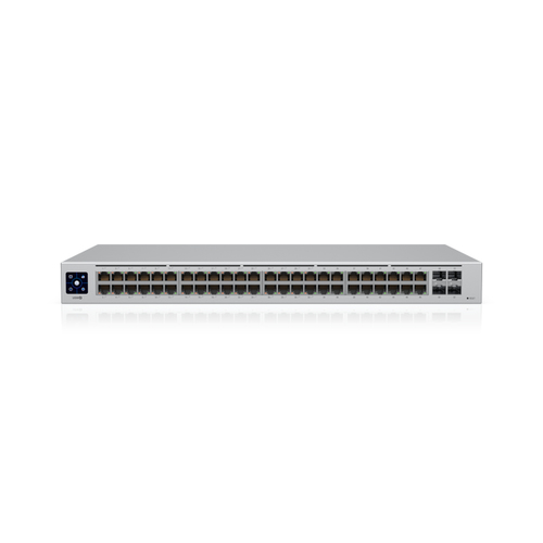 Miniatura 4 de Switch Ubiquiti UniFi USW-48-POE Gestionado, L2, RJ-45 48, Gigabit Ethernet (10/100/1000), (PoE +) 32, 1U, Acero inoxidable