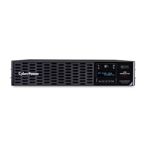 No Break CyberPower PR1000RT2U 1 kVA / 1000 W, 2430 J, Entrada 155 V, 8 salidas AC, Negro