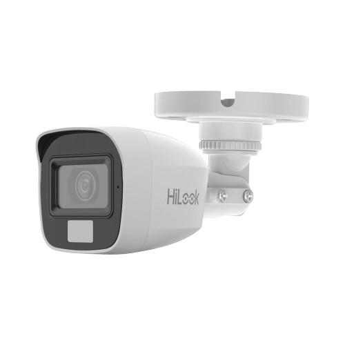 Camara Hilook CCTV, Bala, 2MP, IR 20m, Exterior, IP66, Smart-Hybrid light, Metalica