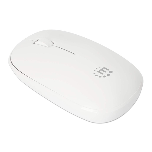 Miniatura 4 de Mouse Manhattan 190329 Óptico, 3 Botones, 1200 DPI, RF inalámbrico, 10 m, Blanco