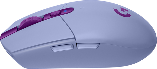 Miniatura 3 de Mouse Logitech G G305 Óptico, 6 Botones, 12000 DPI, RF inalámbrico, 10 m, Lila